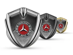 Mercedes Silicone Emblema Badge Disegno High-End Look Drift